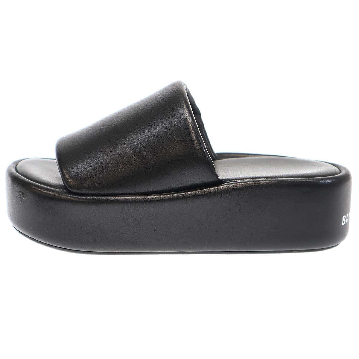 BALENCIAGA バレンシアガ プラットフォームサンダル 656960 ブラック 