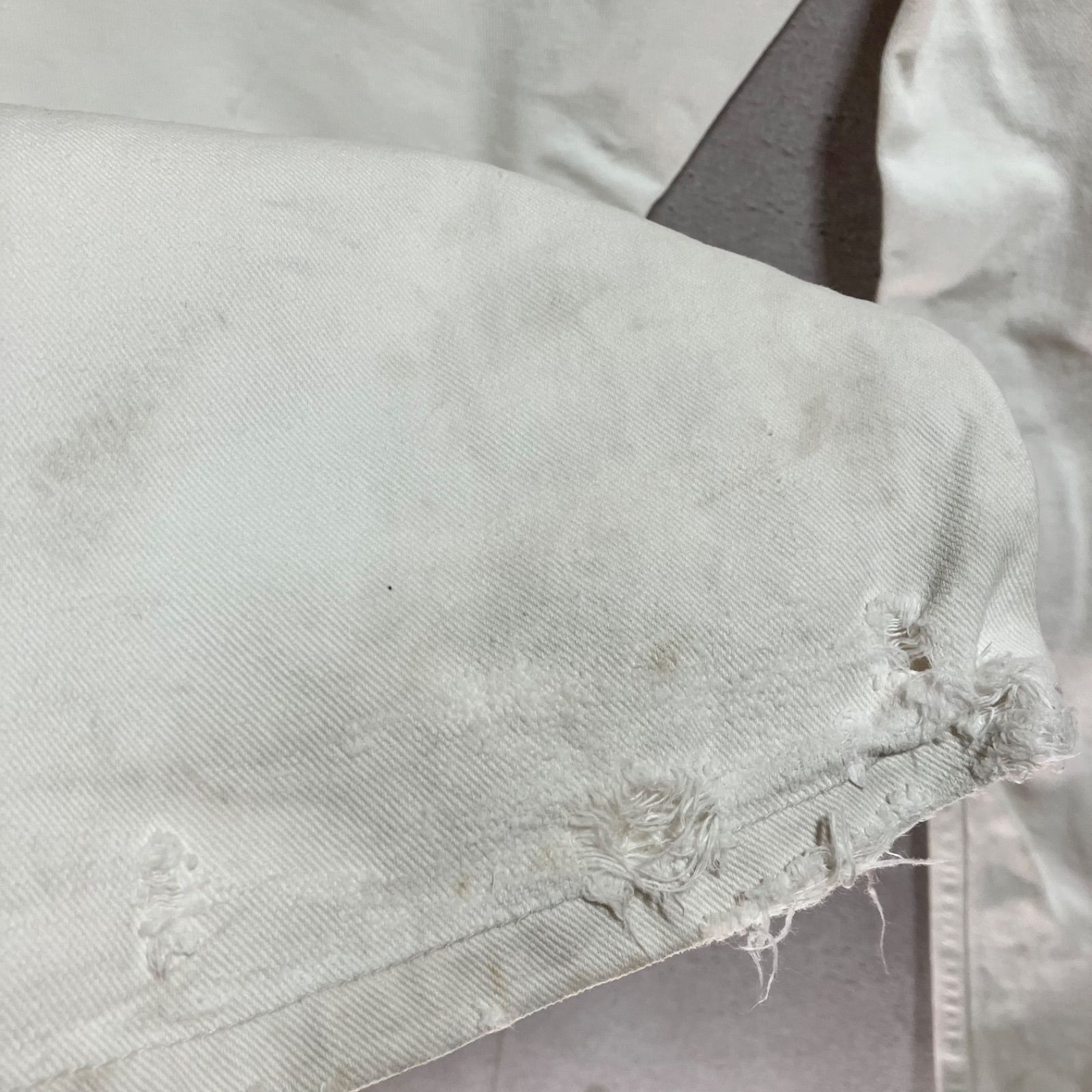 90's SEANJOHN ショーンジョン ホワイト デニム パンツ バギー ワイド