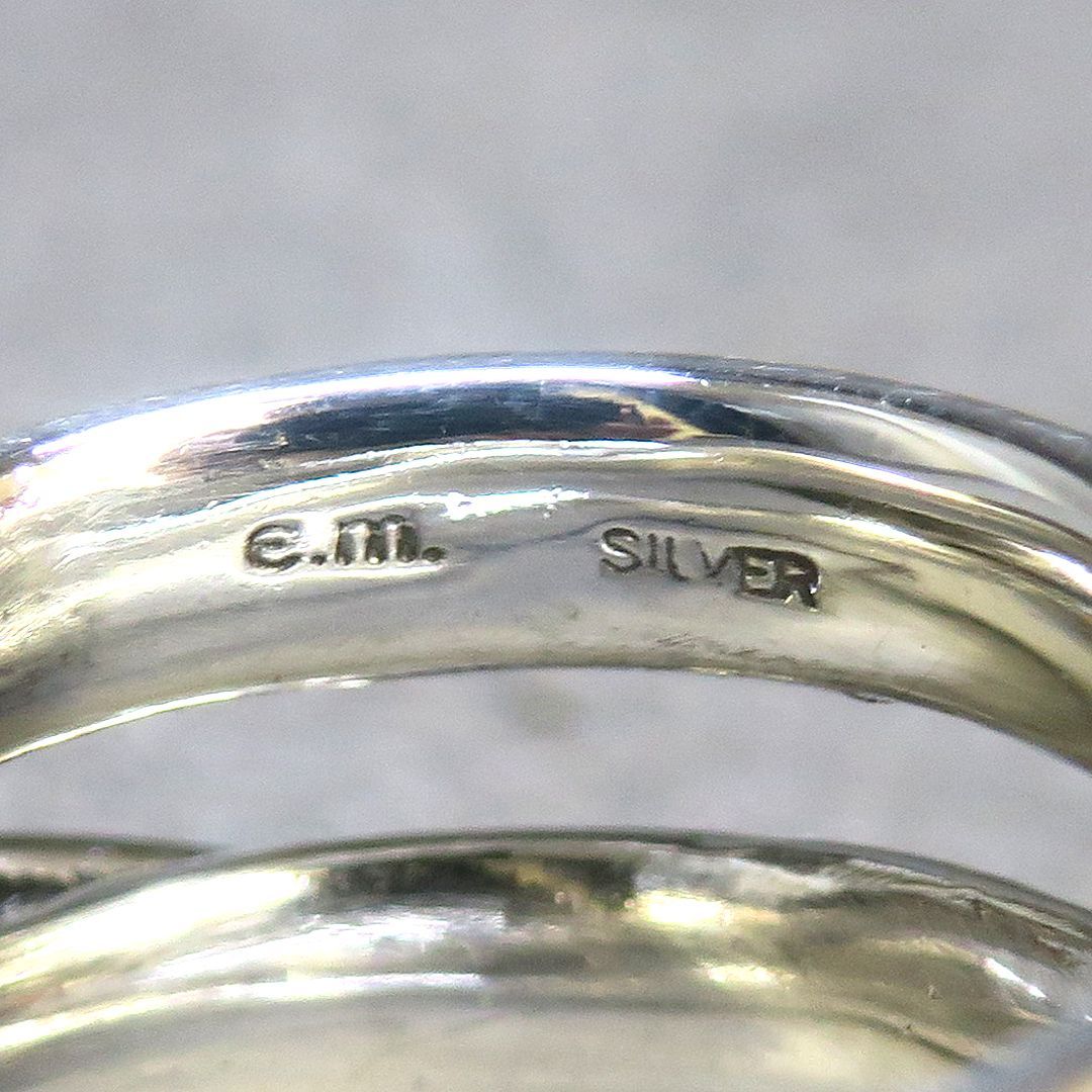 e.m.シルバー スパイラル リング 13号 13.4g -buys - メルカリ