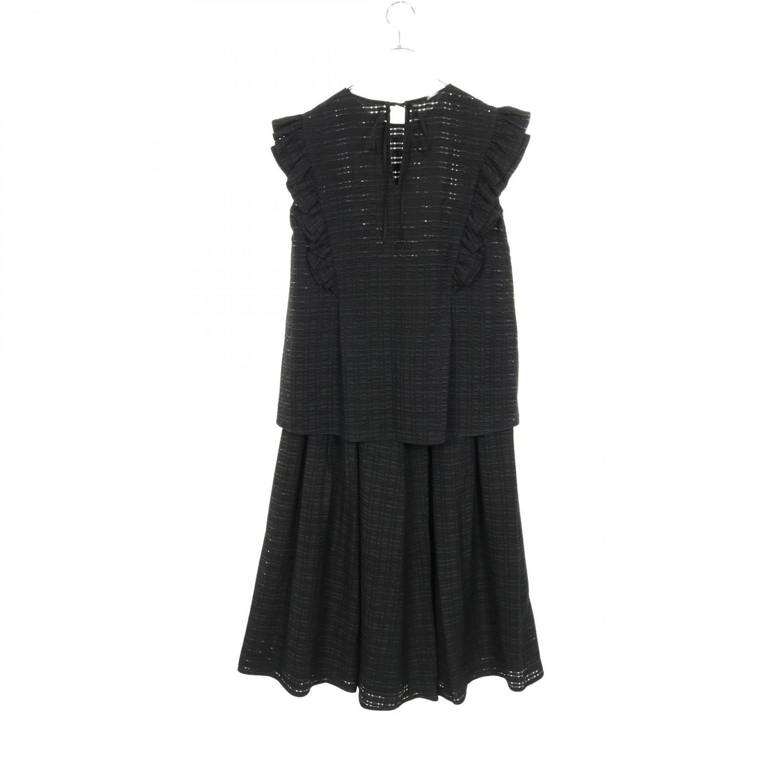 ドゥロワー Drawer セットアップ ブラック その他 セットアップ ブラック レディース Used A