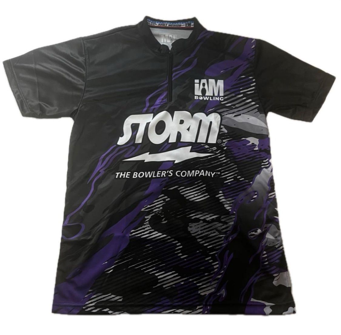 Purple スポーツ ストーム ボウリングウェア ブラックパープル Lサイズ