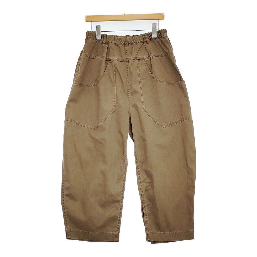 ESTROISLOSE フェード加工ツイルパンツ 定価18480円 EB25309 イージーワイドパンツ 25AW ブラウン レディース エストゥロワルーズ 5-1001G♪