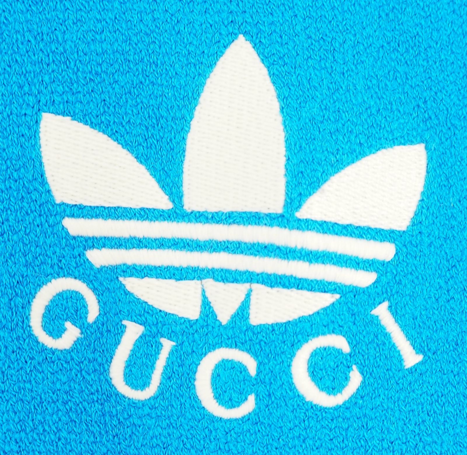 アディダス×グッチ｜トラックジャケット 青 ロゴ刺繍入り GUCCI×adidas/グッチ×アディダス トラックジャケット ジャージ