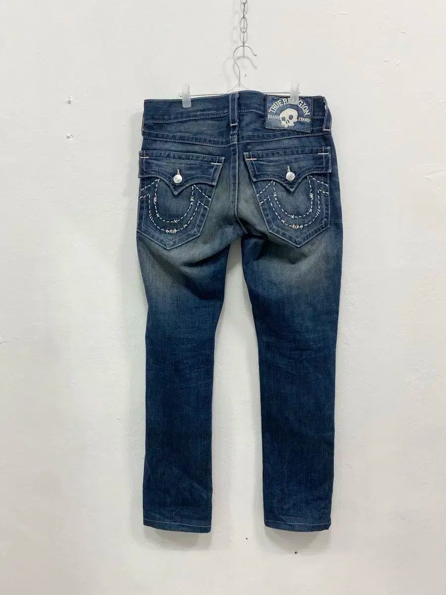 TRUE RELIGION TRUE RELIGION トゥルーレリジョン スカル ステッチ デニムジーンズ DECORATOM_COM_BR