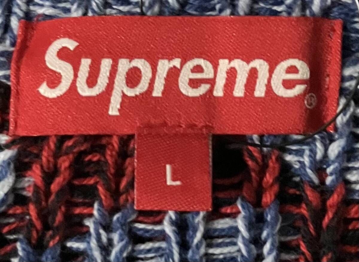 Supreme シュプリーム Stacked Sweater スタックトセーター 総柄 文字 