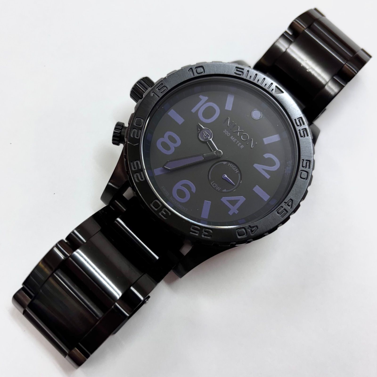 NIXON 51-30人気のブラック A057000 ファッション 腕時計 NIXON 51-30