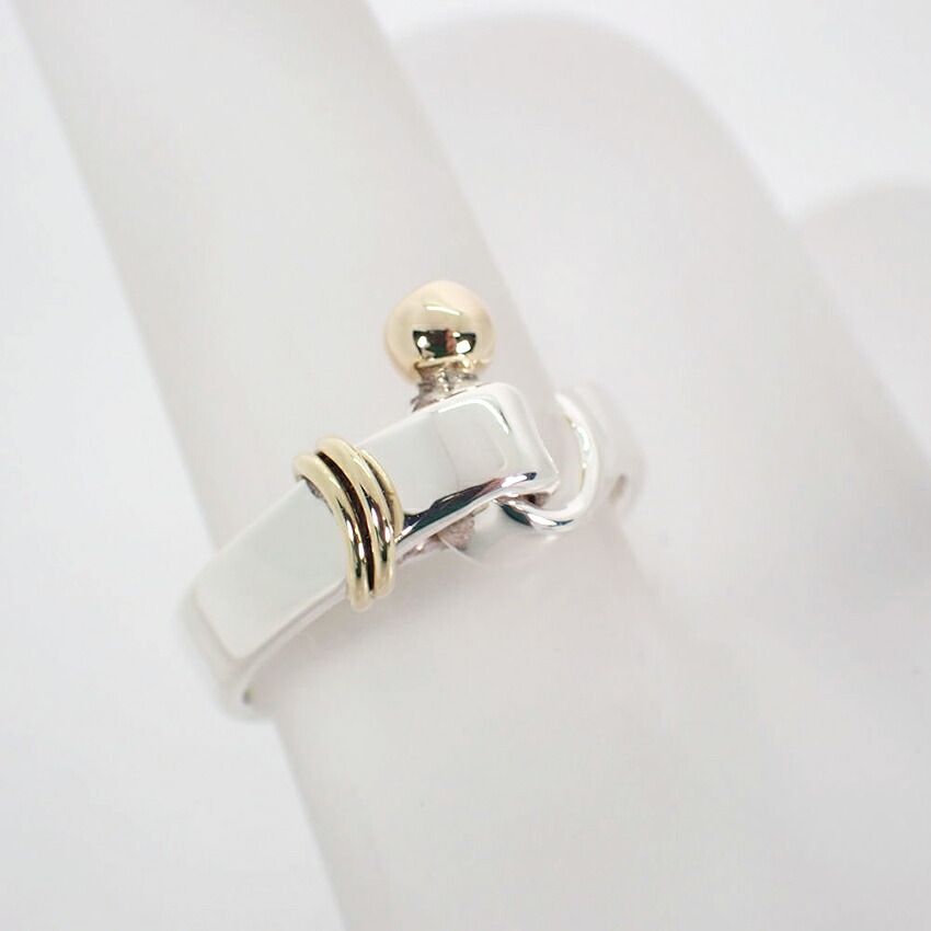 ティファニー 925/750 フック＆アイ リング 10号 f_070 Tiffany & Co. - ティファニー リング フック&アイ 10号