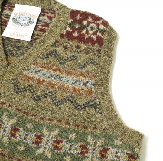 【新品未使用】Jamieson's BEAMS フェアアイルベスト 楽天市場】【FINAL SALE】Jamieson's【ジャミーソンズ】ニット