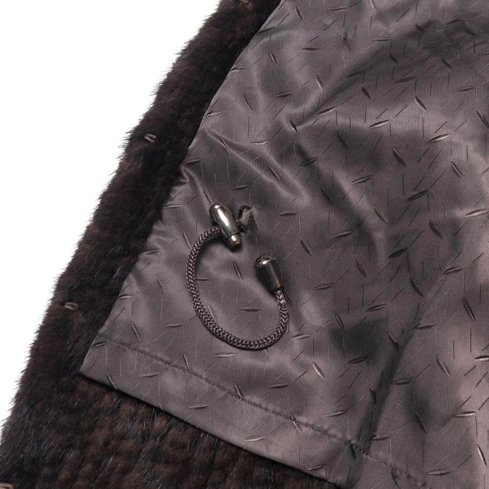 フード付きミンク毛皮コート 未使用 未使用タグ付 HERNO ミンクファー