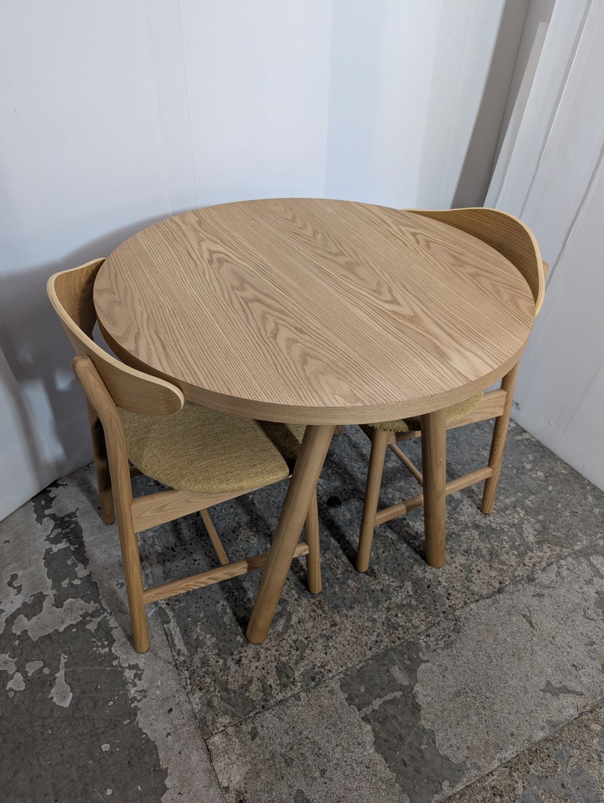 りりあ様専用 ダイニングテーブルセット ENEN 天然木 KUUM オーク材 2 