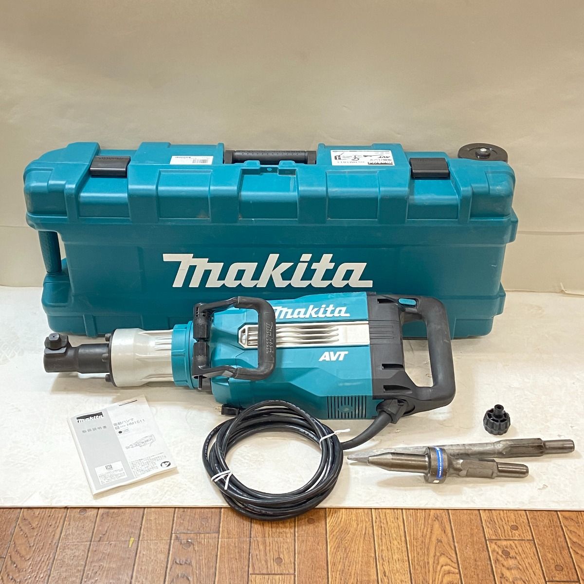 ΦΦMAKITA マキタ ハンマ　 ケース・ブルポイント付  HM1511 ブルー