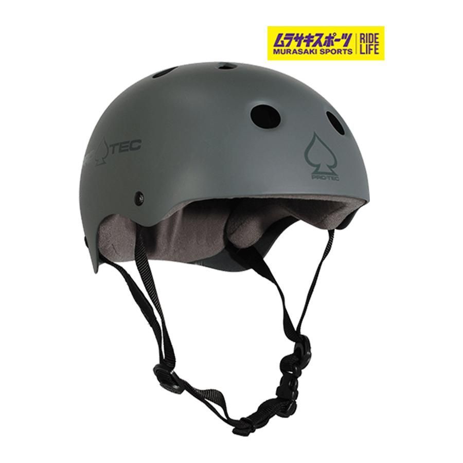 ムラスポ公式 PROTEC プロテック スケートボード ヘルメット CLASSIC SKATE クラシックスケート MTGRY LL