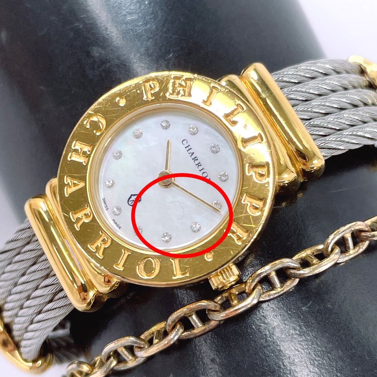 フィリップ・シャリオール 腕時計 サントロペ 12P ダイヤ 7007901