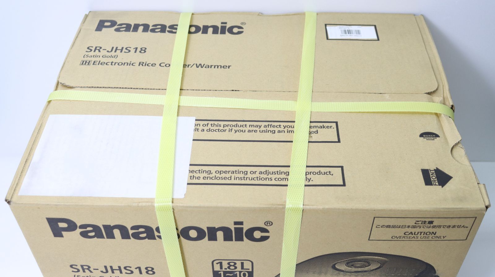 海外向け】【展示品未使用】Panasonic 炊飯器 SR-JHS18 海外向け