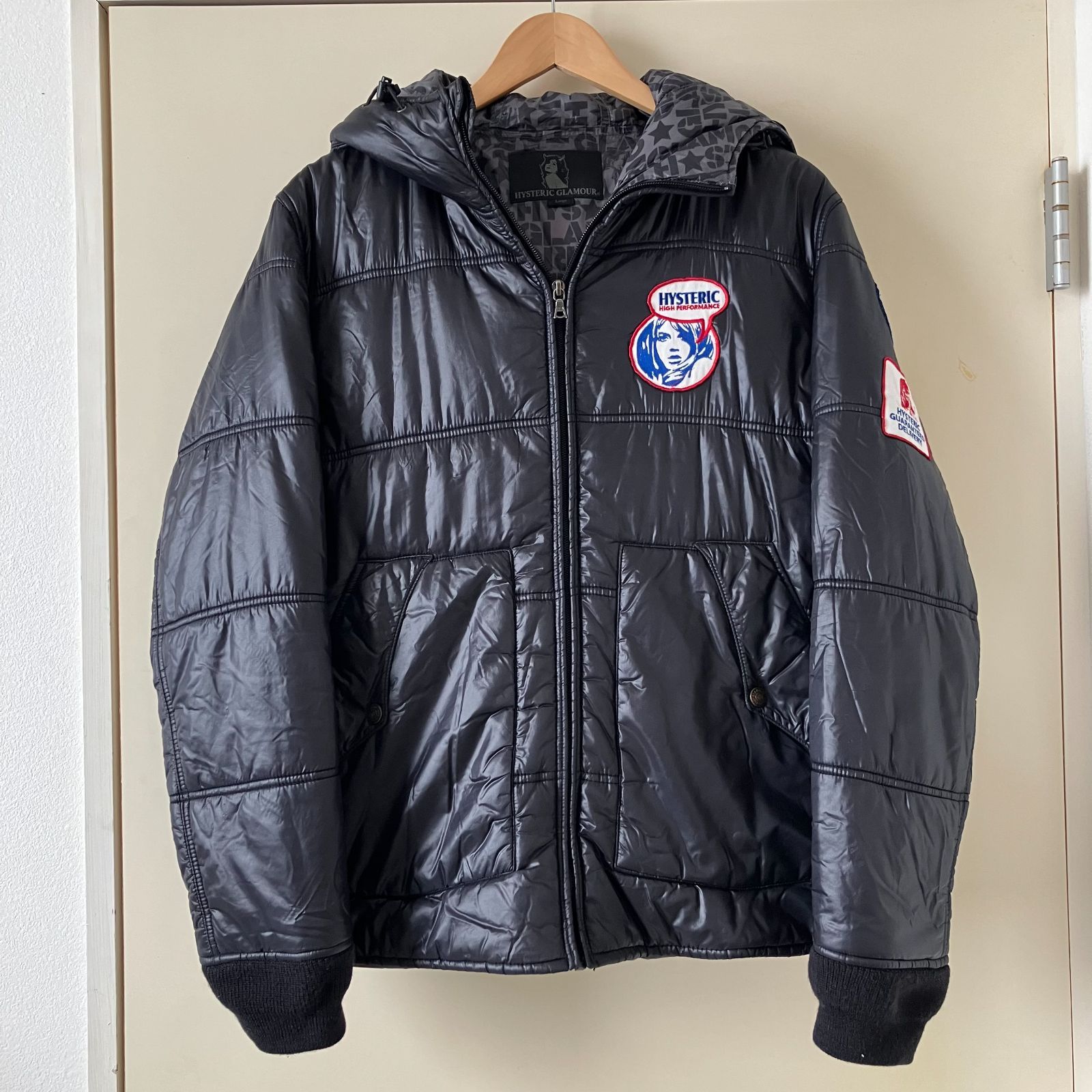 併売】HYSTERIC GLAMOUR PRIMALOFT DOWN JKT サイズ：L【むつ75-0799