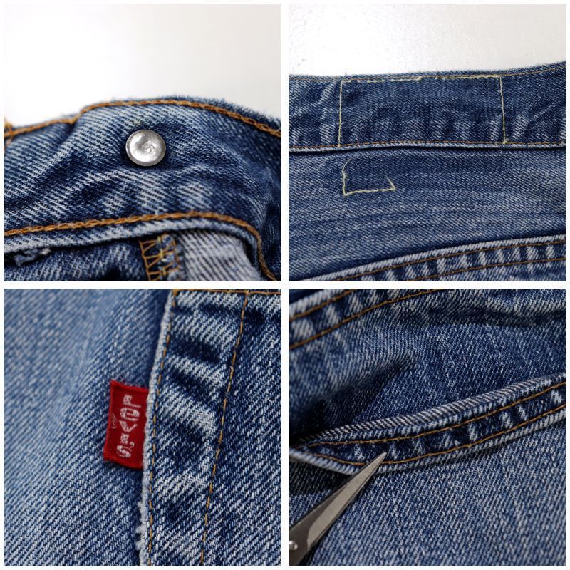 70s USA製 vintage Levi's 66前期 ボタン裏16 517 デニムパンツ メンズ