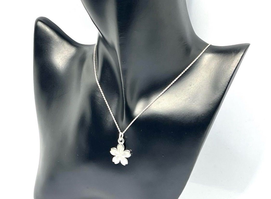 a098 Tiffany-Co. ティファニー 2015 ウィメンズ マラソン ネックレス Ag925 GO WOMEN 桜 サクラ さくら