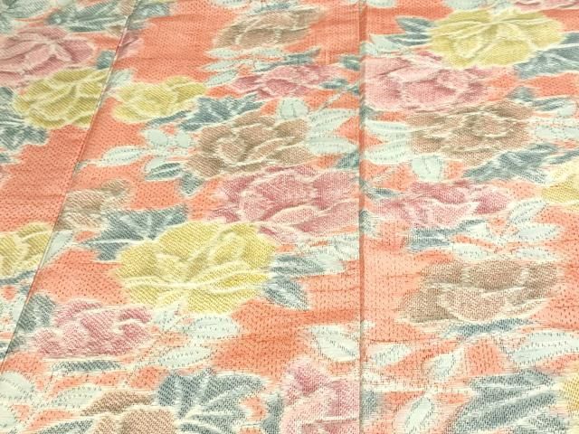 平和屋着物▽上質な紬 単衣 薔薇 正絹 逸品 DAAV9533sf - メルカリ 