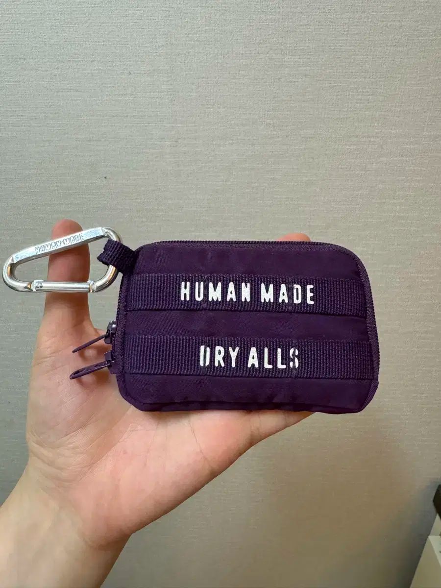HUMAN MADE ヒューマンメイド ミリタリー カード 財布 紫