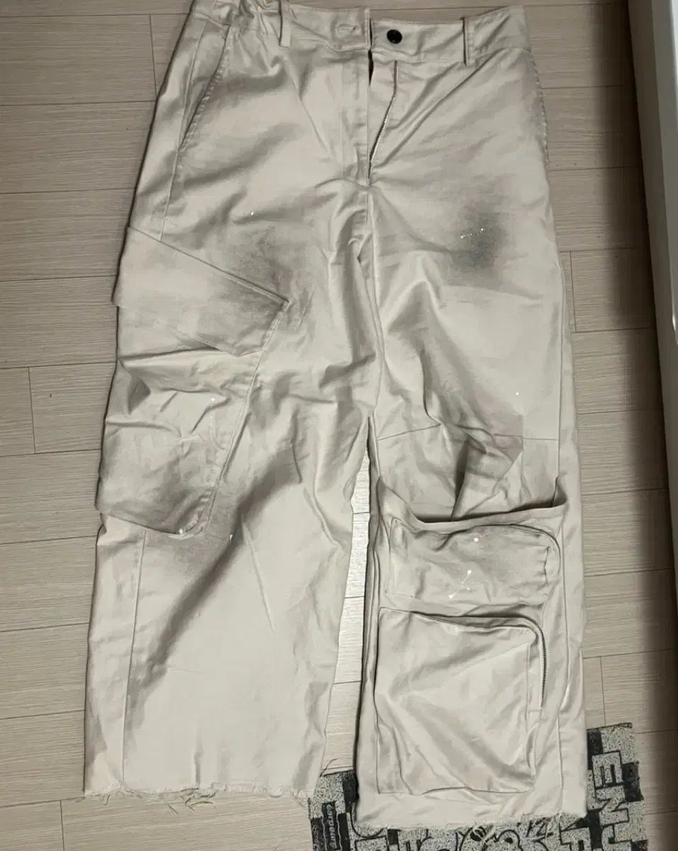 ロレール 不均衡 ダーティ カーゴ パンツ