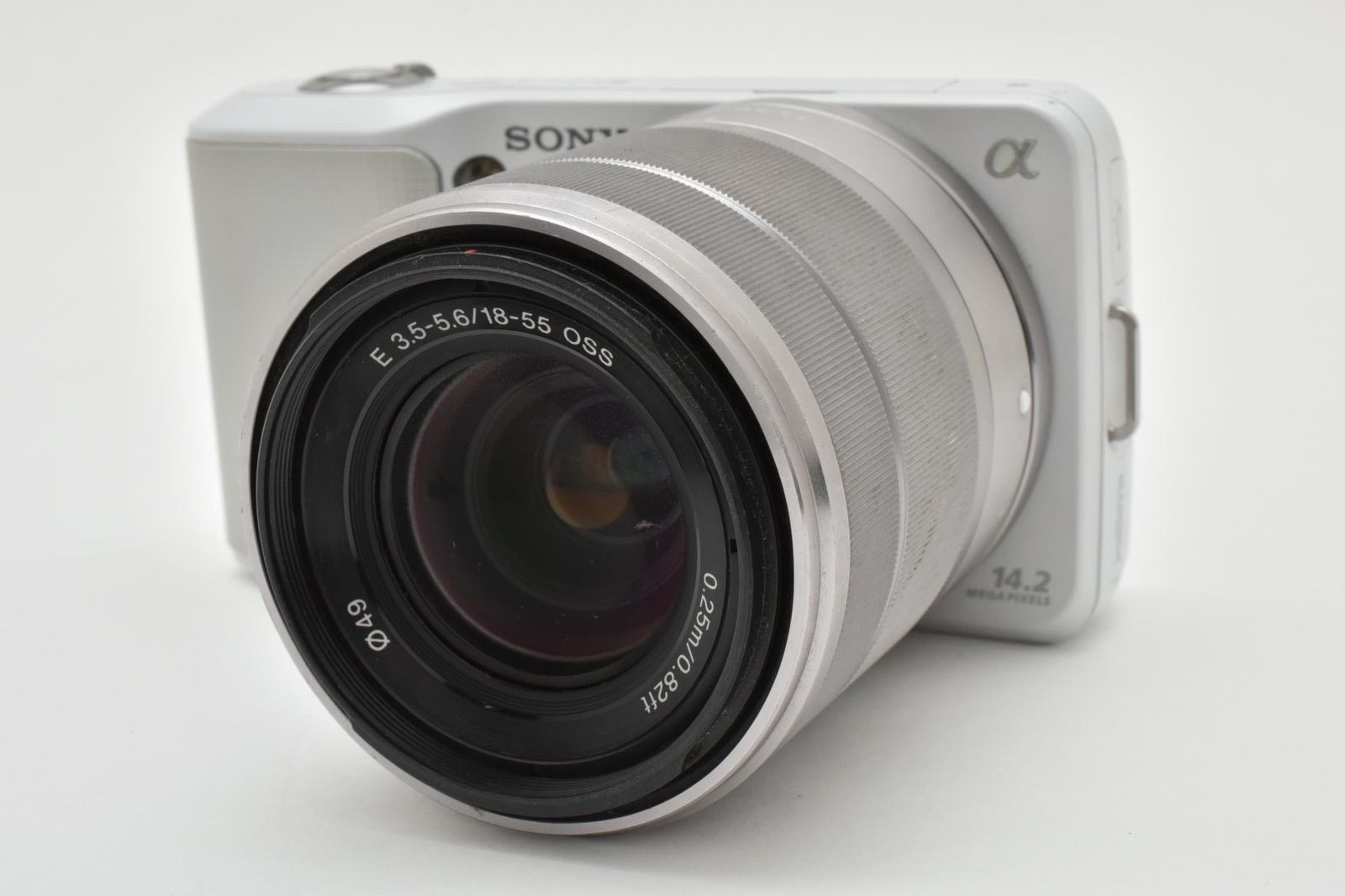 ☆実用品☆ SONY ソニー α NEX-3 ボディ ホワイト + SEL1855 E