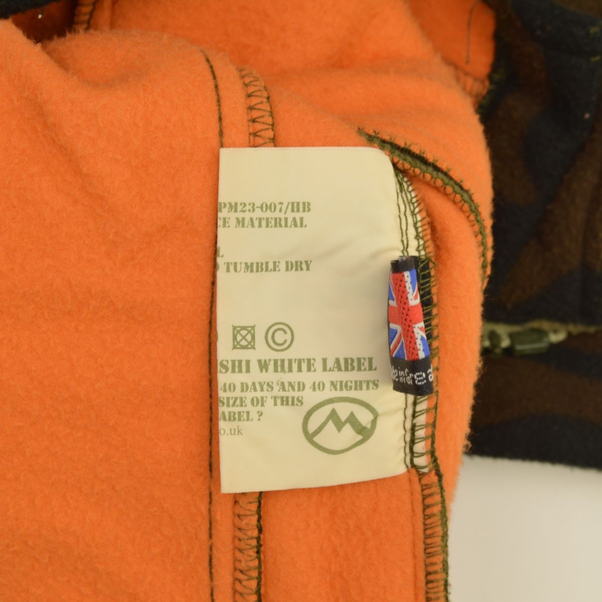 MAHARISHI - 【Maharishi】90s 3M Scotchlite フリース 10ベスト Maharishi】90s archive 3M Scotchlite カモフラ フリース 10ベスト