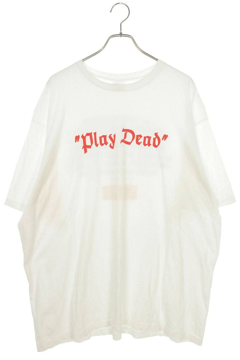 シュプリーム 22AW Play Dead Tee プレイデッドプリントTシャツ メンズ