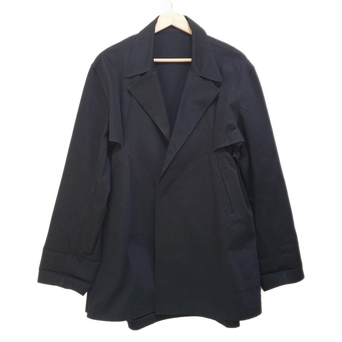 yohjiyamamoto ヨウジヤマモト コート サイズ3 L レディース - 黒 長袖|秋|春