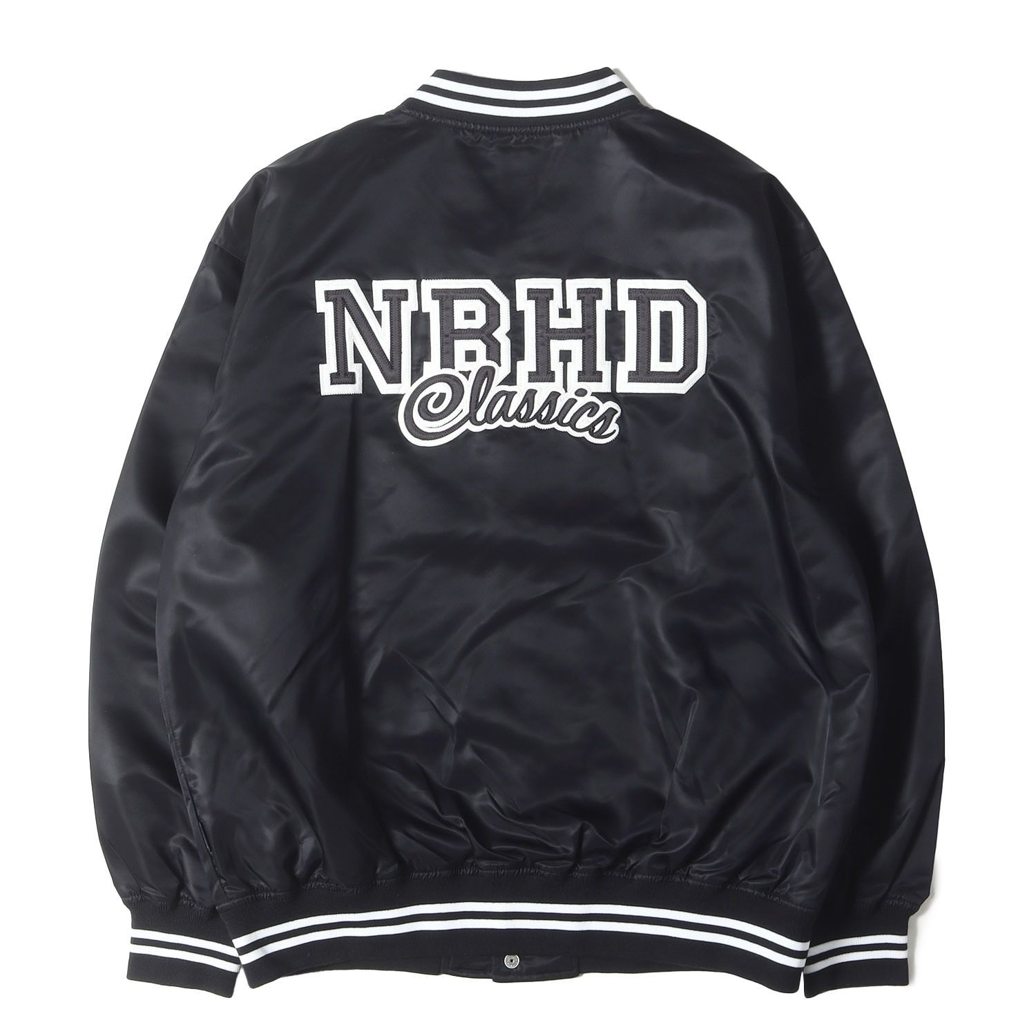 卍丸ネイバーフッド　スタジャン　S 美品】NEIGHBORHOOD ネイバーフッド ジャケット ブラック 黒