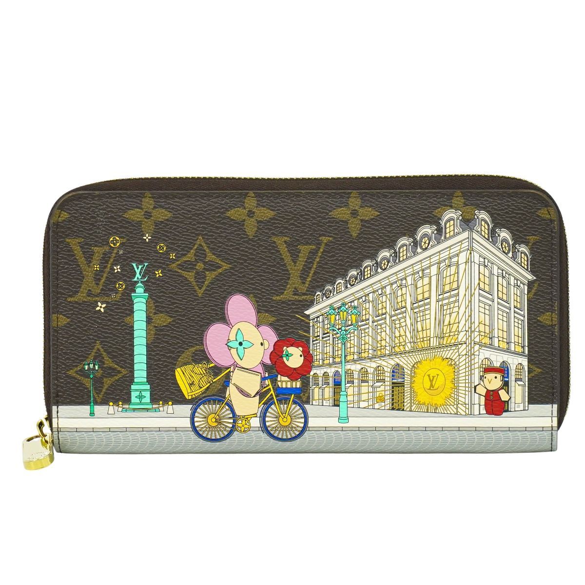 本物 ルイヴィトン LOUIS VUITTON LV ジッピーウォレット  