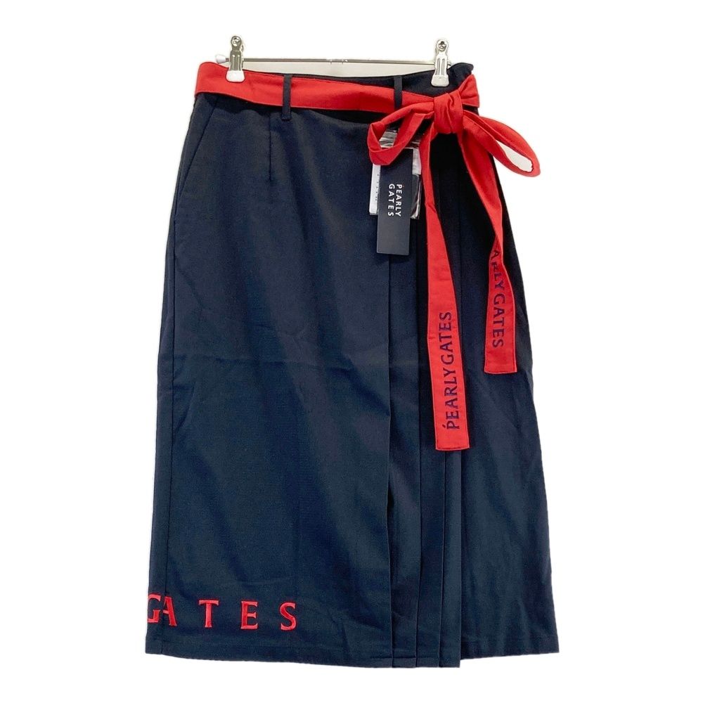 324【2点セット】パーリーゲイツ ノースリーブポロシャツ スカート 0 S