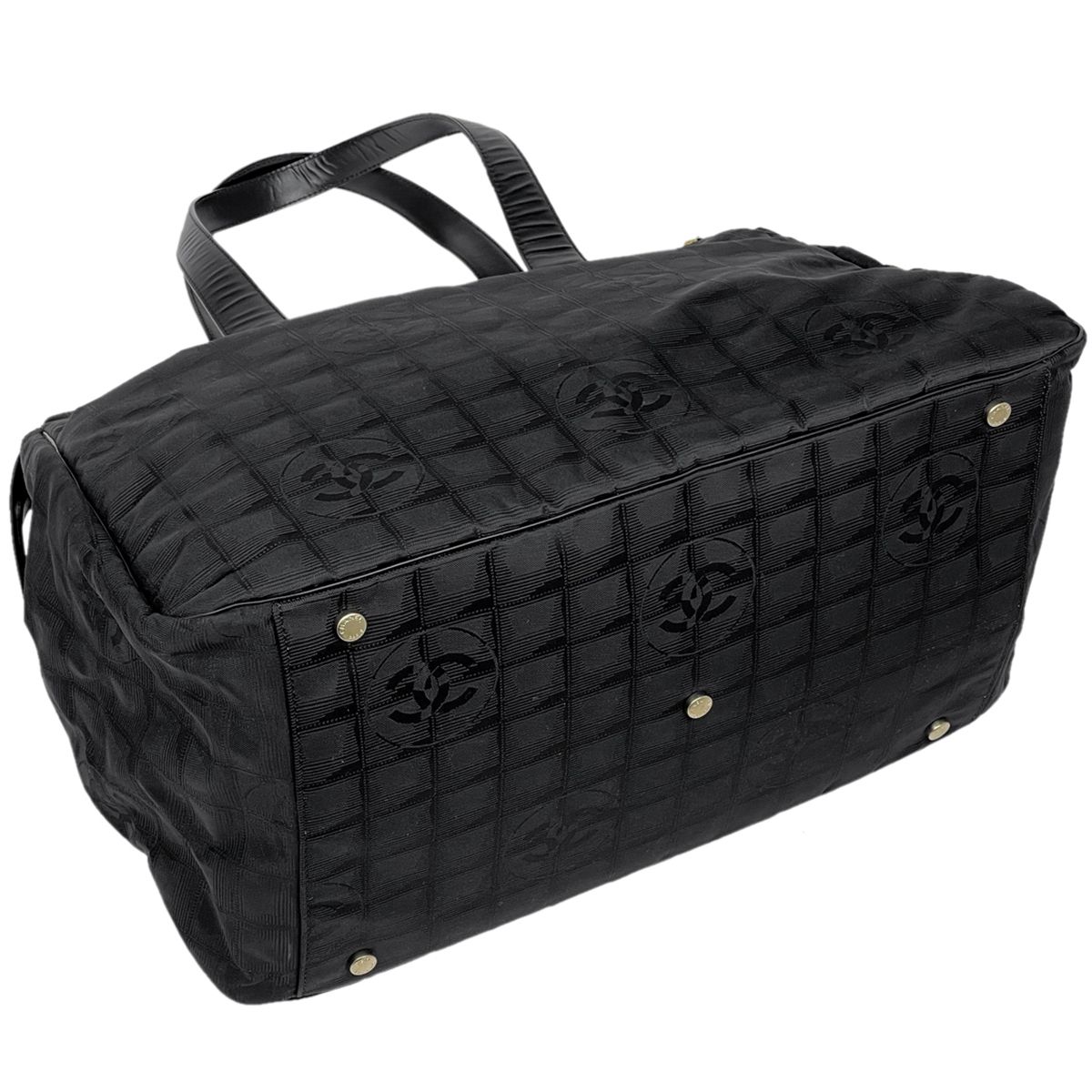 シャネル CHANEL ニュートラベルライン ボストンバッグ ココマーク  