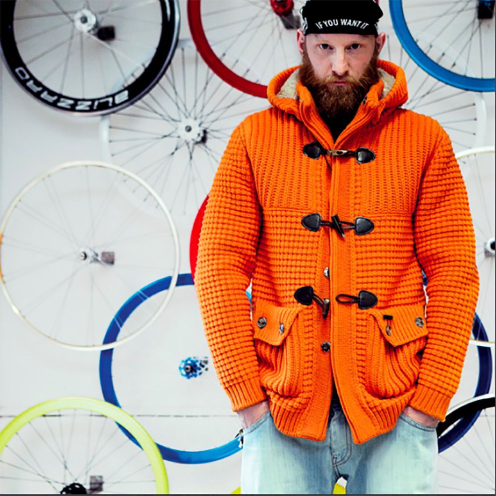 Bark ニットダッフルコート