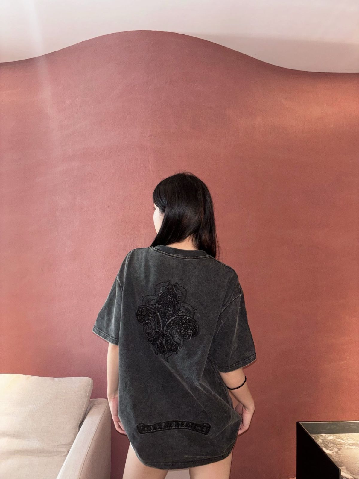 Chrome Hearts クロムハーツ CH 24SS  刺繍水洗半袖Tシャツ