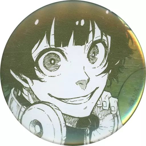 中古】バッジ・ピンズ 蜂楽廻(ヘッドホン/顔アップ) 「ブルー
