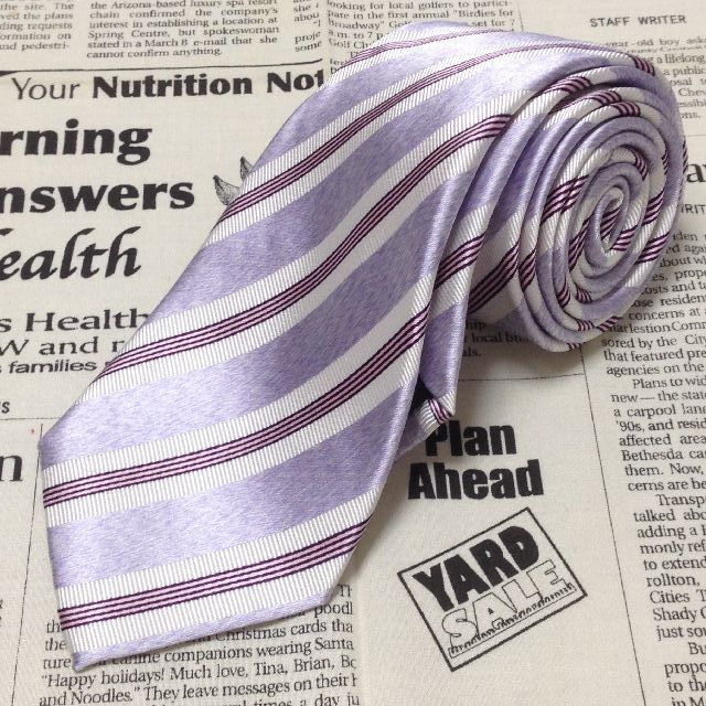 五大陸 gotairiku 微光沢 ネクタイ シルク 斜めストライプ レジメンタル ミックス H-006805 ゆうパケット