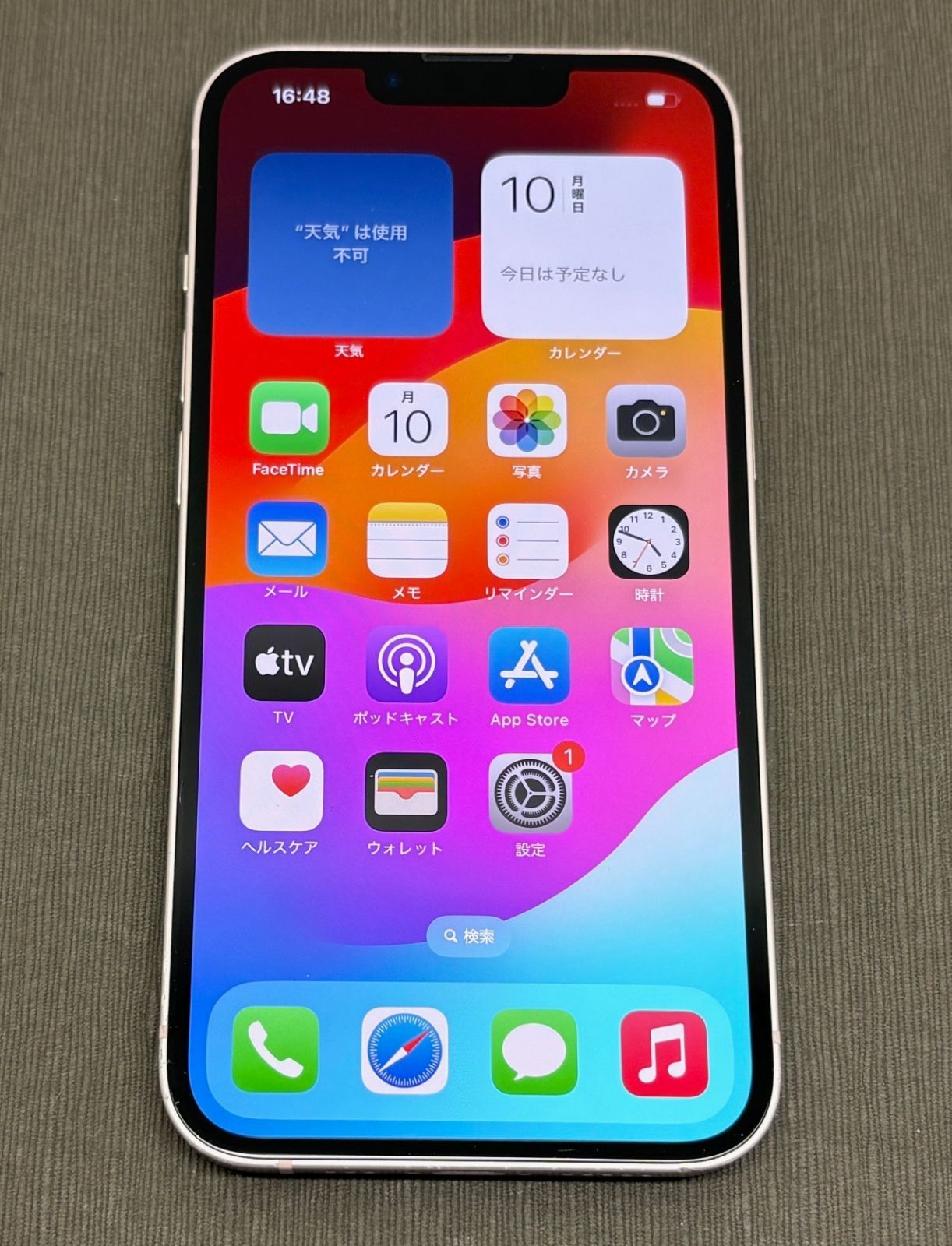 【ジャンク】iPhone13  ピンク 128GB simフリー  -D58-