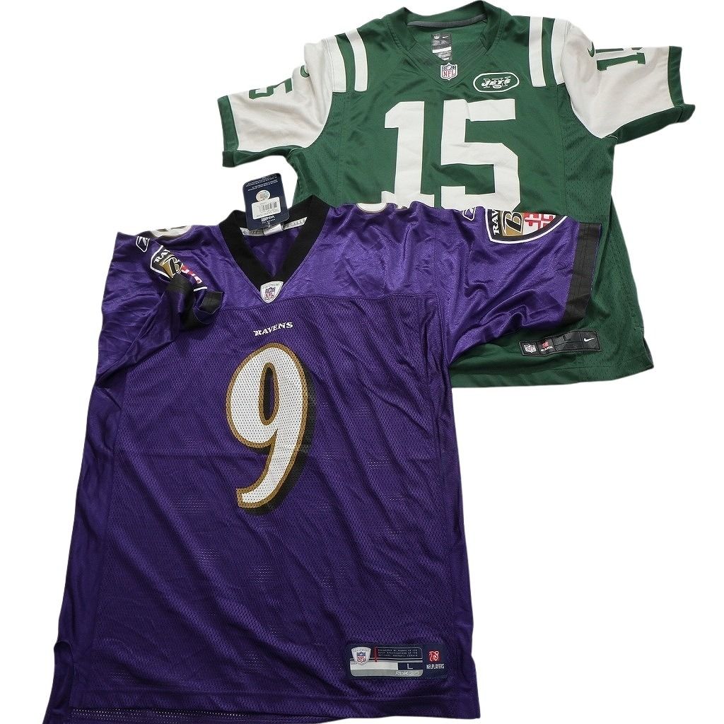 古着卸 まとめ売り NFL ゲームシャツ ユニフォーム 8枚セット (メンズ