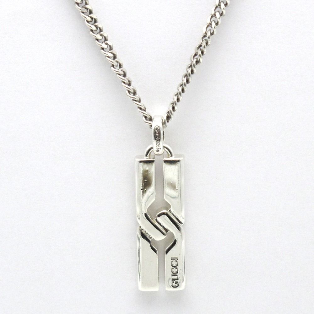 GUCCI グッチ シルバー ノットインフィニティネックレス 配送