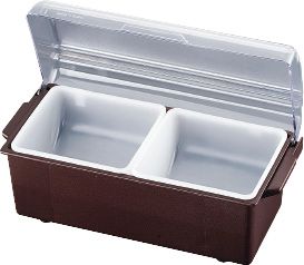 コンジメントディスペンサー 4740 2ヶ入 ブラウン TRAEX ワイドタイプ