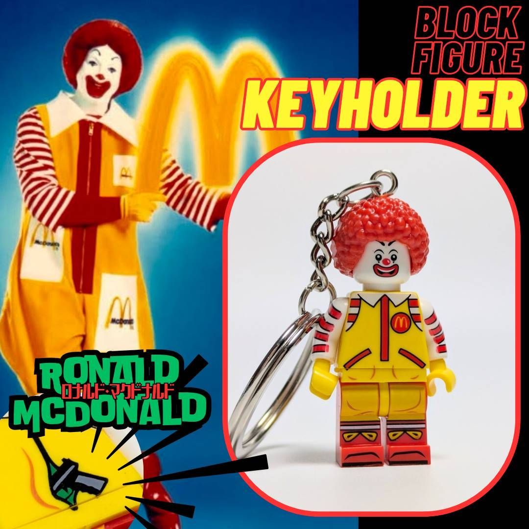 再入荷！【 ブロックフィギュアキーホルダー 】 McDonald's