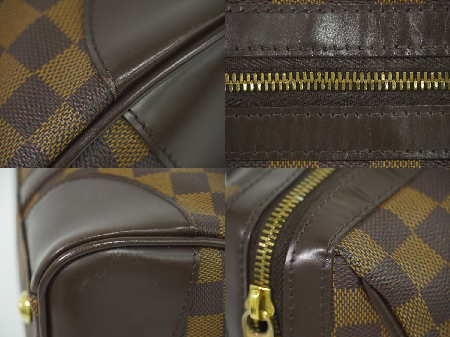 本物 ルイヴィトン LOUIS VUITTON LV バークレー ダミエ エベヌ