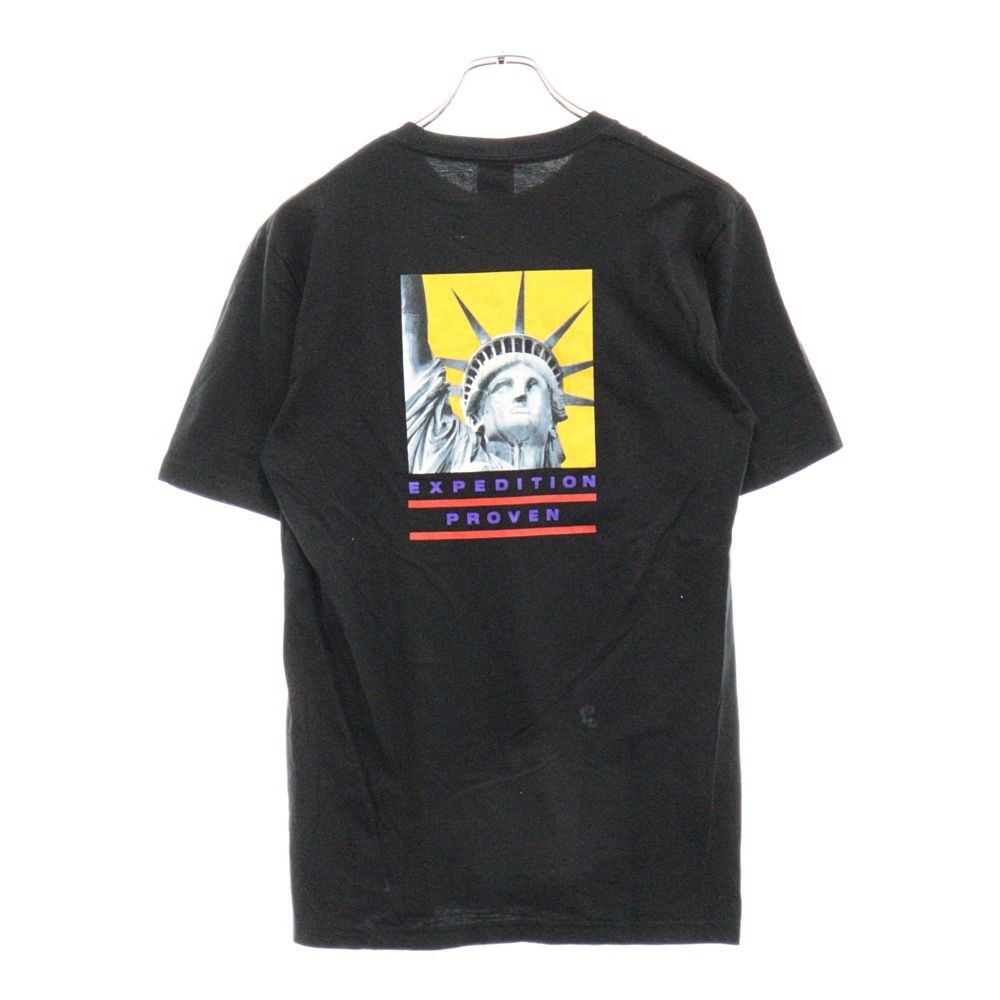 SUPREME (シュプリーム) 19AW × THE NORTH FACE Statue Of Liberty Tee スタチュー オブ ライブラリー クルーネック 半袖Tシャツ カットソー ブラック NT81905I