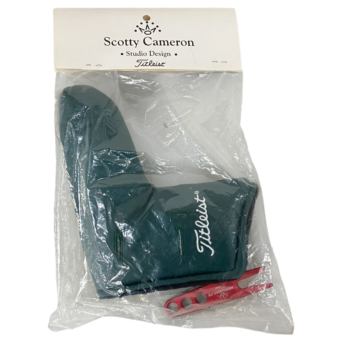 SCOTTY CAMERON The Art of Putting PUTTER STUDIO スコッティ キャメロン グリーン パター ヘッドカバー 未開封 ♥ K10536480