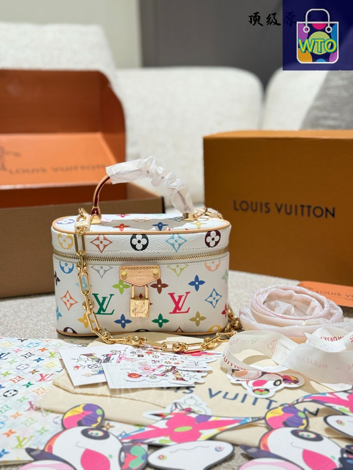 【週末限定値下げ】Louis Vuitton ホワイト/マルチカラー Louis Vuitton 二つ折り財布 ホワイト マルチカラー - メルカリ