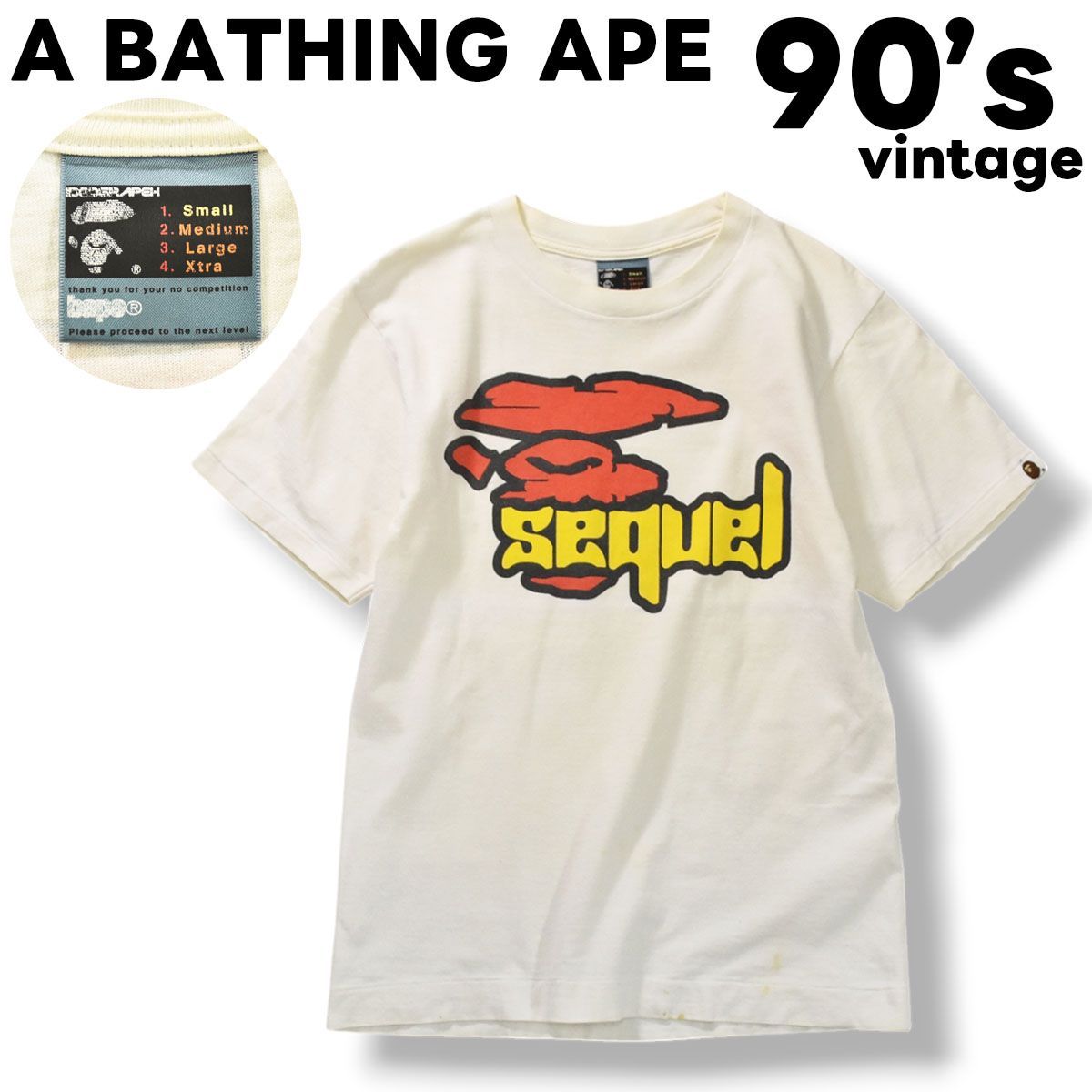 90s-00s 【初期】a bathing ape スウェットY2Kヴィンテージ