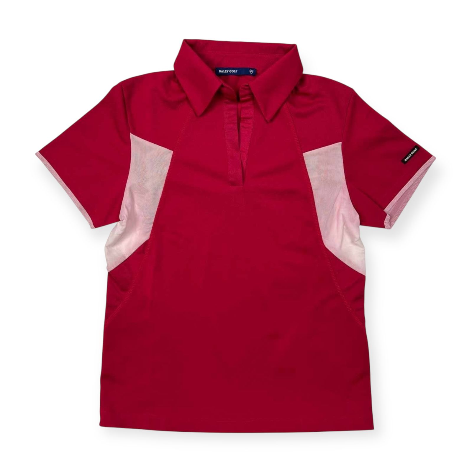バリー BALLY GOLF ポロシャツ 新品 BALLY GOLF バリー ゴルフ 部分メッシュ スキッパー 半袖
