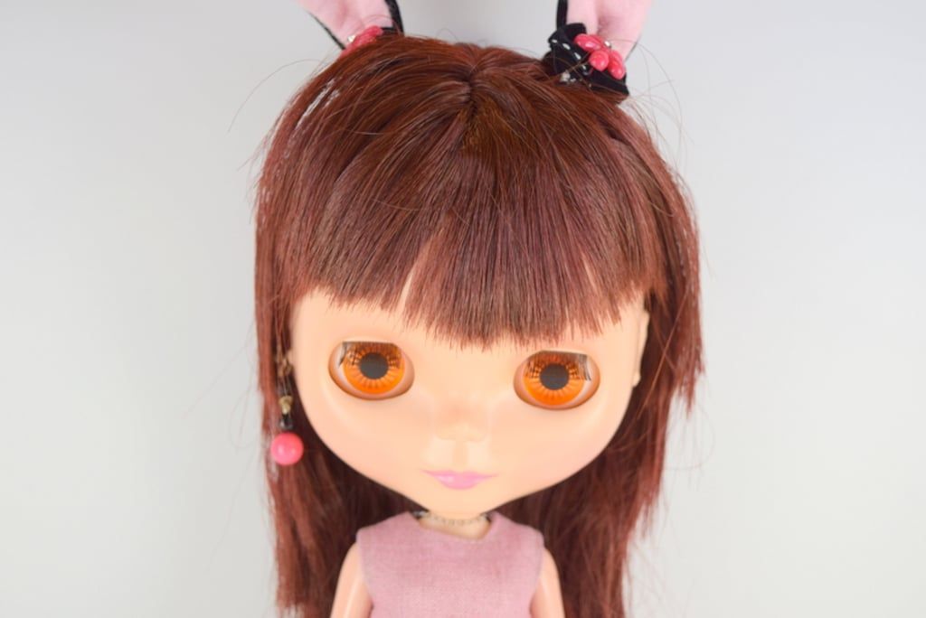 ジュニームーン オリジナルドール カスタムブライス MoMoMi strawberry rabit