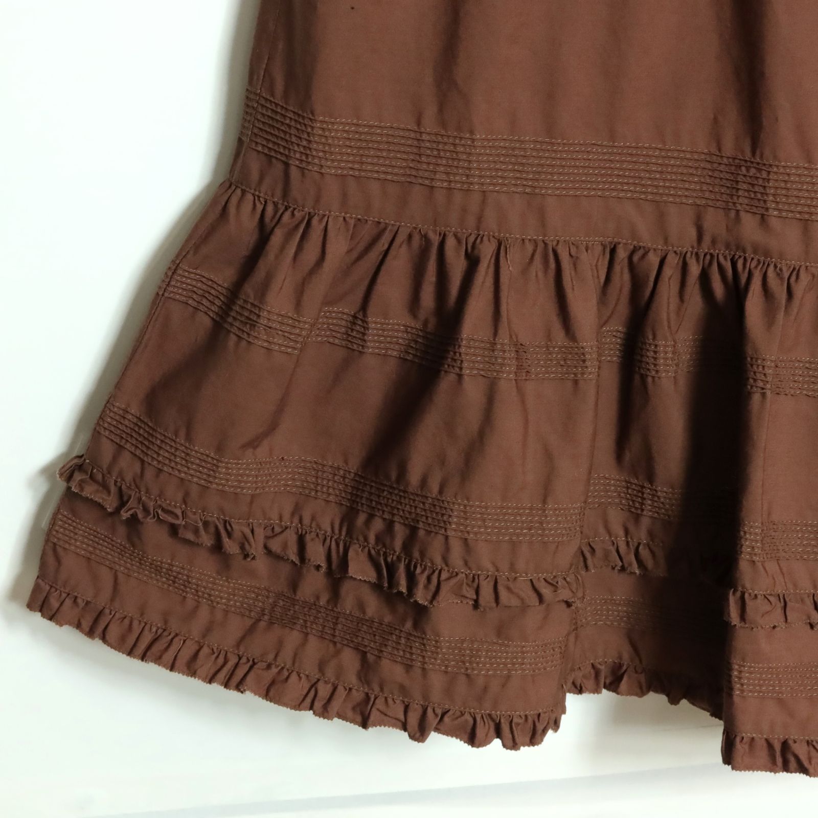 ワンダフルワールド カネコイサオ☆ギャザースカート 裾フリル