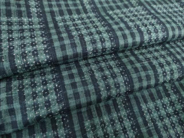平和屋着物○上質な紬 格子間道 正絹 逸品 DAAQ3360ps - メルカリ